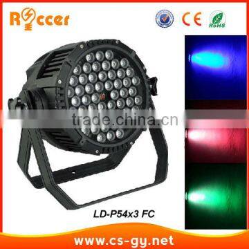 Infinite color led stage light 54pcs 3W led par light