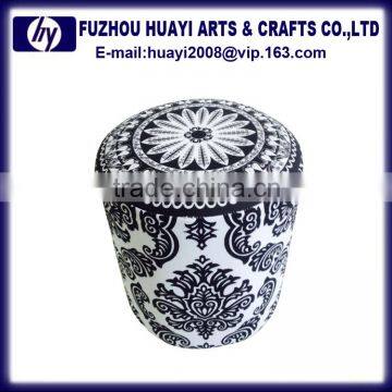 2016 the Flag Design Storage Ottoman Bar Stool For Wholesale