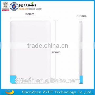 Easy Carry Promotional Gift 2500mAh Ultra Thin Credit Card Power Bank photo-3