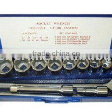 3/4" DR 15pcs impact socket wrench set Socket Wrench Set