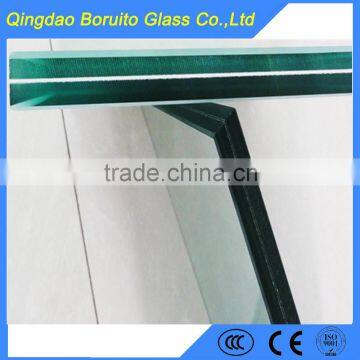 Flat shape and float glass type 6.38mm laminated glass price