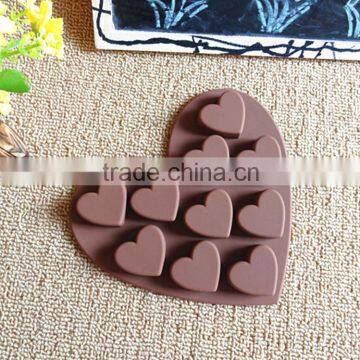 100% FDA Silicone Heart Shape Silicone Chocolate Molds Chocolate Maker Online Selling Silicone Cake Molds photo-2