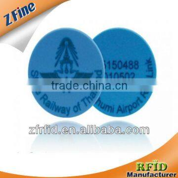 Customized 20/25/30mm diameter NFC Tag/PVC Tag/RFID Tag