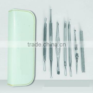 full Set of Extractor Tools for Skin Care eliminates blackheads whiteheads and acnes Pimple Needle Extractor