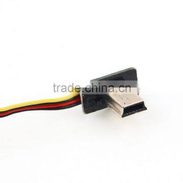 90 Degree USB to Video AV Output FPV Cable Power Lead Cord For DJI photo-3