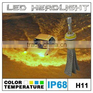 Single Beam H7 H8 H9 H11 LED Auto Car Headlamp Headlights Bulbs