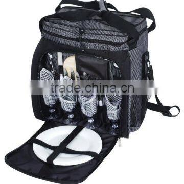 Custom two tone cooler picnic bag backpack for food