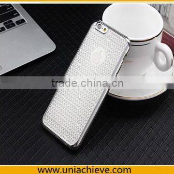 Ultrathin Electroplating Frame TPU Soft Clear Case Skin For Apple iPhone 6S / iPhone 6S Plus Silver