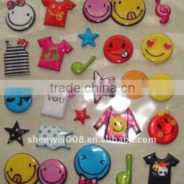 pvc puffy sticker