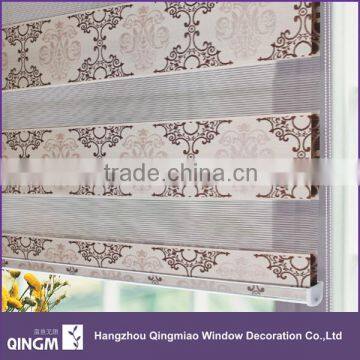 Window Decoration Polyester Material Zebra Blinds Fabric