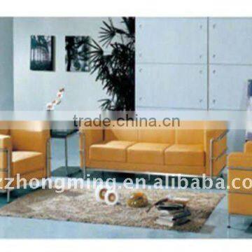 Modern Yellow design leather armrest office sofa SF-050A