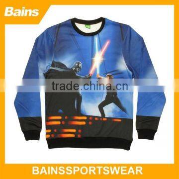 Full sublimation wholesale crewneck sweatshirt&Fleece wholesale custom sweatshirt