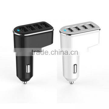 New 4 port usb car charger 5V 5.2A