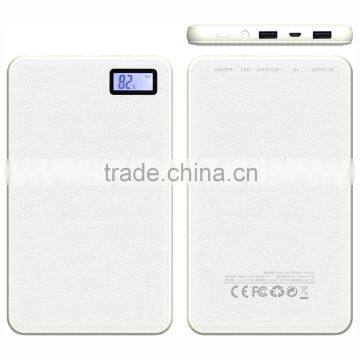 2015 hot sell 20000mah portable mobile power bank approved by CE FCC ROHS certificates