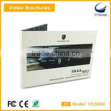 Customized 5 Inch Digital Video Brochure Card,invation Video Brochure photo-4