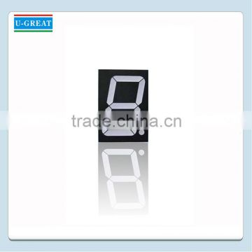 8 Inch White Color One Digit 7 Segment LED Display