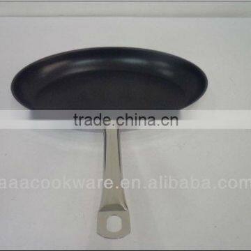 Non Stick Coatng 18/8 Stainless Steel fish Pan