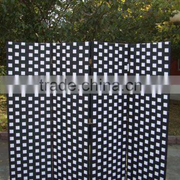 wholesale paper handmade woven folding screen room divider movable screens