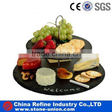 hotel serving slate food tray black slate placemats                        
                                                                                Supplier's Choice