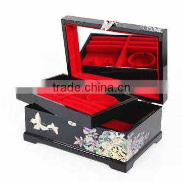 High End Mother of Pearl Wooden Jewelry Box photo-3