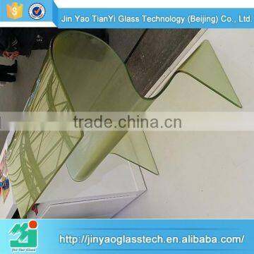 12mm glass for aquarium/curved tempered glas