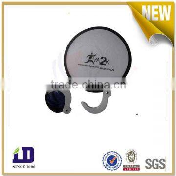Hot selling Custom logo Nylon folding fan with pouch