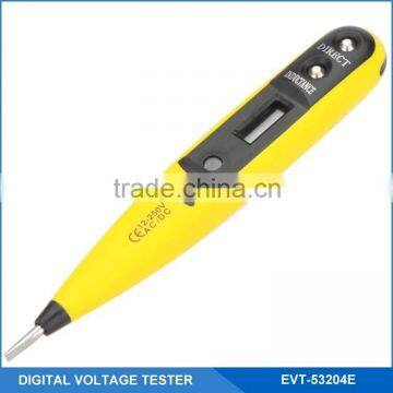 Screwdriver Digital LCD Circuit/Voltage Tester/Detector, Pocket Electrical Digital Voltage Tester, 12-250V AC/DC