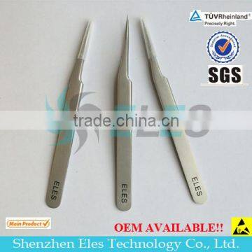 Clean room conductive antistatic carbon tweezers