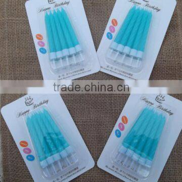 Ligh Blue Birthday Candle