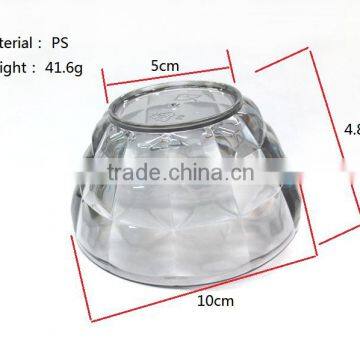 Clear Transparent Round Plastic Salad Bowl photo-6