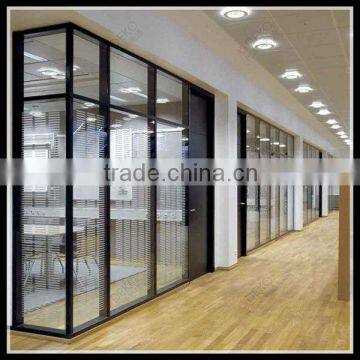 Clear tempered glass Office Partition