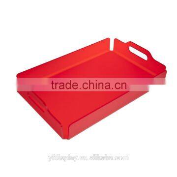 Superior Quality Red Acrylic Tray