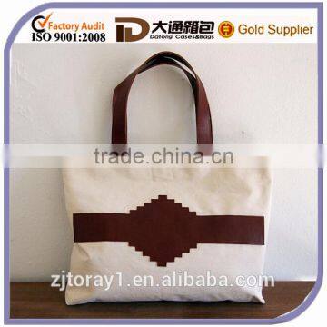 White High Quality Canvas Tote Handbag Shoulder Purse