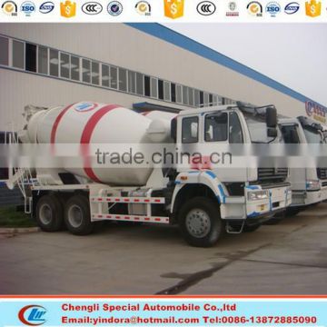 9 cubic meters howo truck mounted concrete mixer factory in china