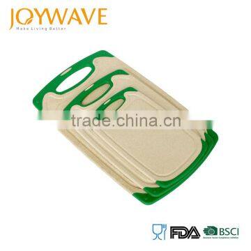 2016 New Design Bamboo Fiber Rice Husk Fibre Cutting Boards Chopping Board Cutting Board Set
