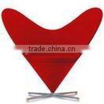 Hot sale fashionable heart shaped chair