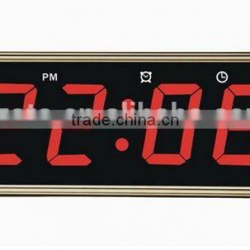 CE Rohs ISO approved led light digital wall clock