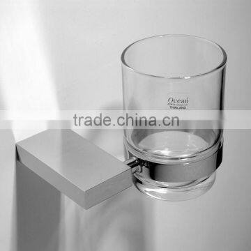 bathroom accessories brass single glass cup holder