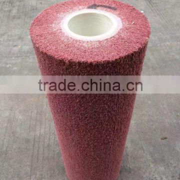 Non woven Scouring Pad Flap Wheel Long Wire Drawing Wheel