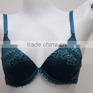 China manufacturer custom women bras custom embroidered underwear