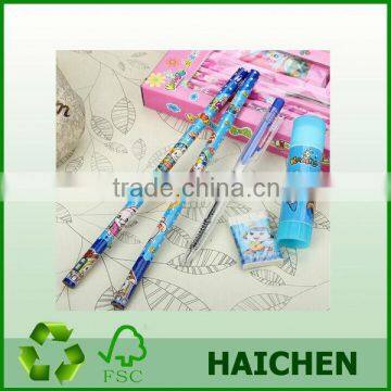 2015 latest fashion Children School Stationery Set