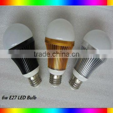 Golden high power 6W lampadina a LED