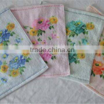 2014 highest quality absorbent cotton printed towels SP-5026