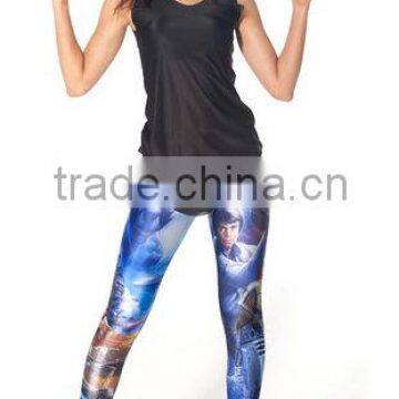 Fashion Spandex Digital Printing Stretch Sexy Women Leggings