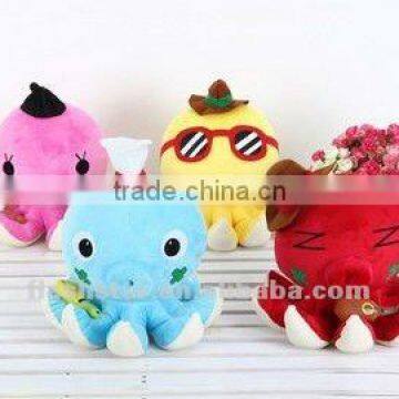 Nice design plush stuffed octopus toys