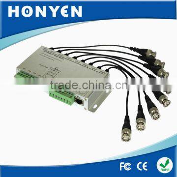 8 channel passive video balun HY-808M