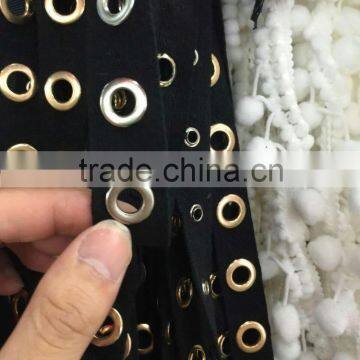 hot sale big size metal plated garment eyelets and grommets