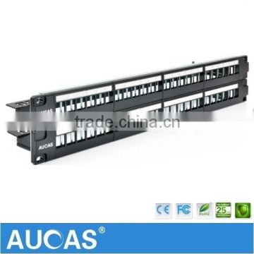 Great Metal Material 2u Network RJ45 Patch Panel Blank Wall and Rack Mount