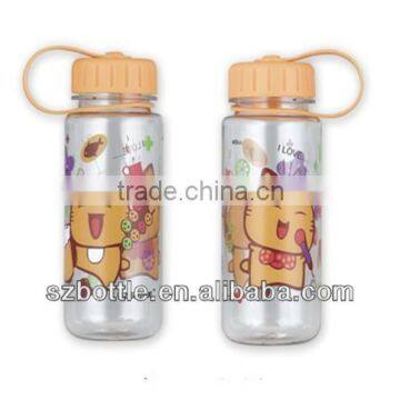 BPA free children water bottle with flower pictures