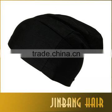 2016 Hot Selling Stretch Spandex Dome Cap Net Dome Cap Black Color Wig Cap photo-6